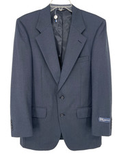 NEW Burberry men's 39R Stratford 100 Pure Wool Blazer suit jacket made in USA