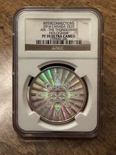 2014 Canada S20 1 Oz Silver Interconnections Thunderbird Hologram Ngc Pf 70 2014 Canada S20 1 Oz Silver Interconnections Thunderbird Hologram Ngc Pf 70