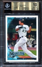 2010 Topps Factory Set Mike Stanton #RC6 Holiday Rookie Bonus BGS 10 Pristine