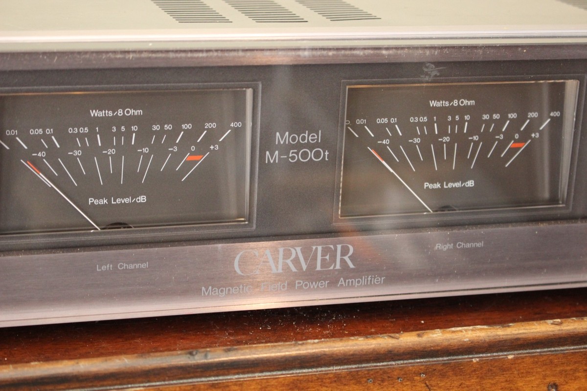 Vintage Carver M-500t Magnetic Field Power Amplifier Amp | eBay