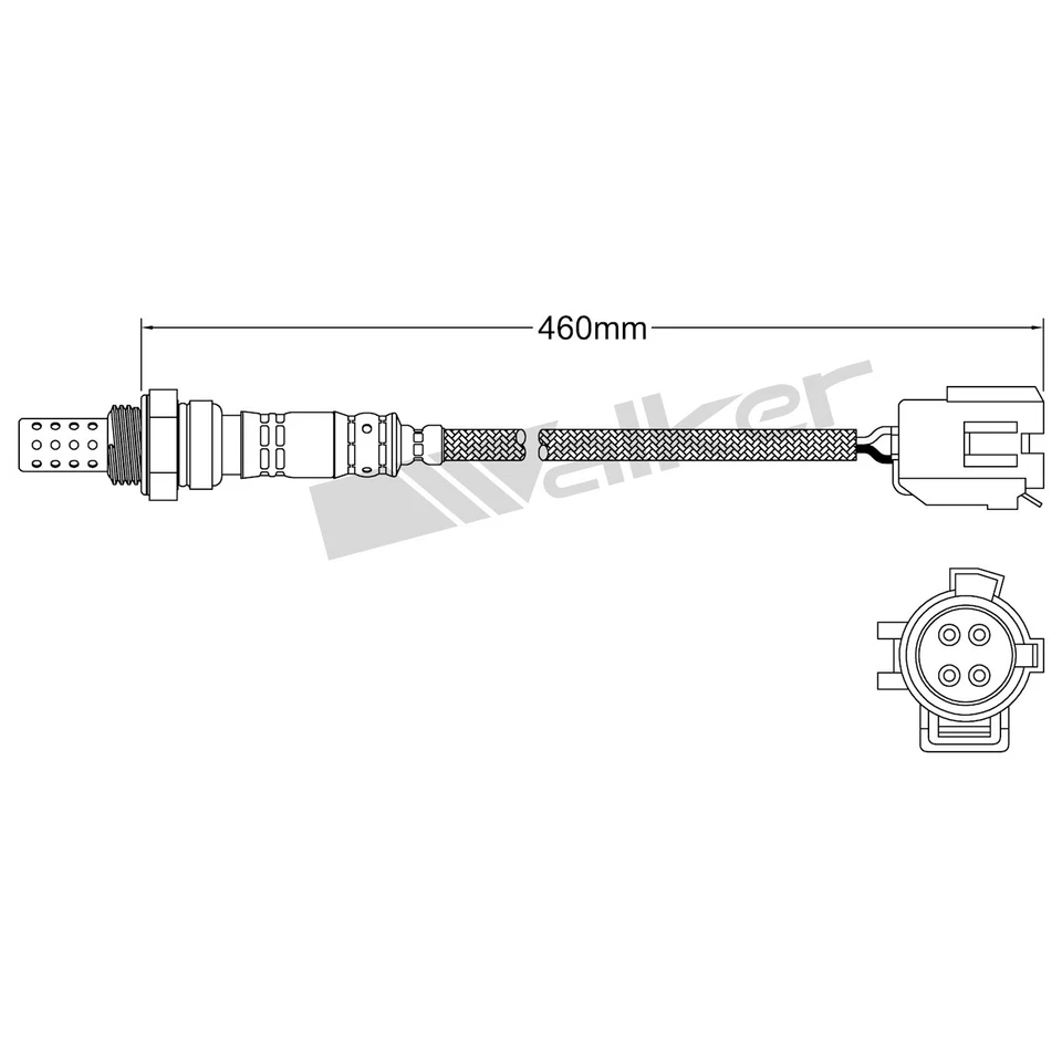 Walker Products 250-24947 O2 氧气传感器 DOWNSTREAM 适用于道奇 Dakota Jeep — 第 2/2 张图片