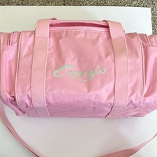 Capezio Pink Girls Dance Duffel Bag with Bow, Polyester, VND485
