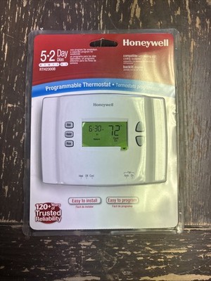 Honeywell RTH2300B1038 Programmable Thermostat 5-2 Day White