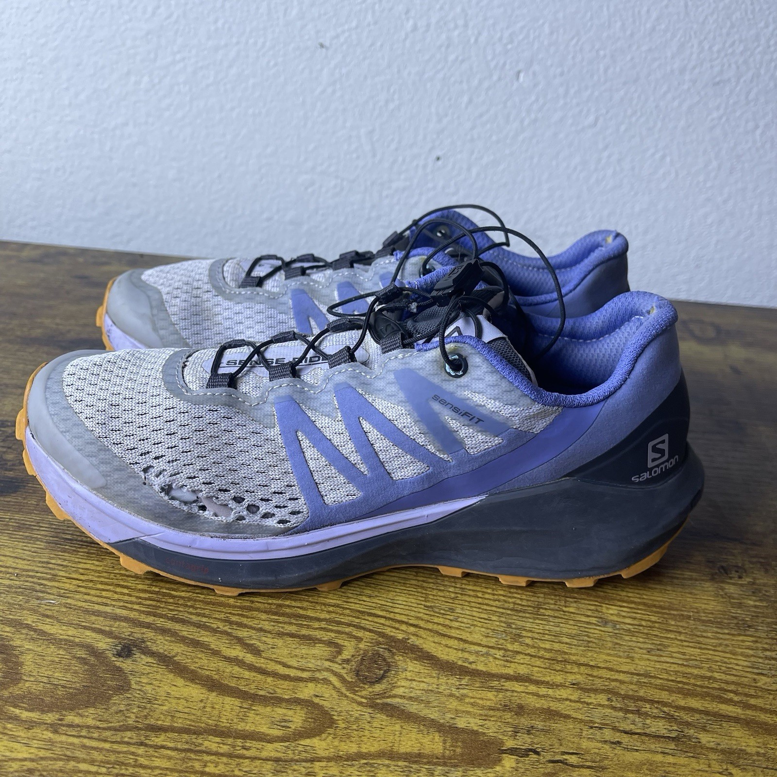 Scarpe da passeggio Salomon donna taglia 6 Sense Ride 4 scarponi da trekking outdoor difettosi