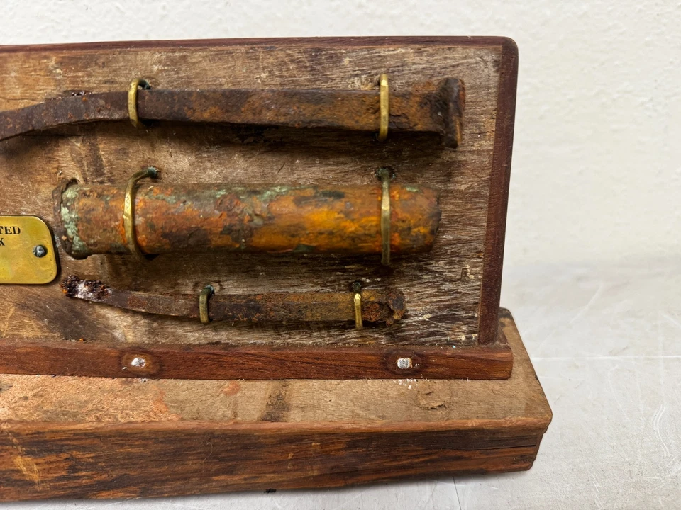 Auténtica reliquia de velero corteza británica somalí de cuatro mástiles 1892 - 1971 Foto 3 de 4