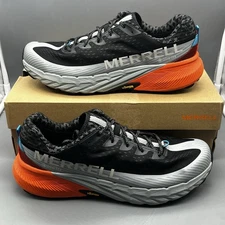 Merrell Agility Peak 5 GTX Mens 12 Waterproof Outdoors Trail Shoes Black EUC!
