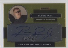 2008 Razor Signature Series Metal Auto Gold Robbie Ross #AU-RR Auto 0c2