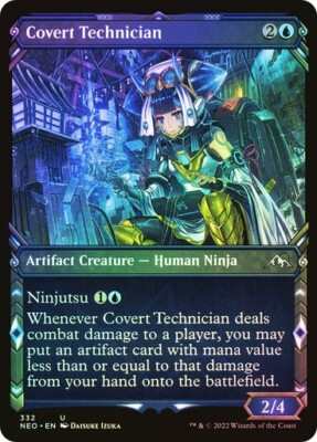 MTG - Covert Technician - Showcase Foil - NEO - Magic the Gathering