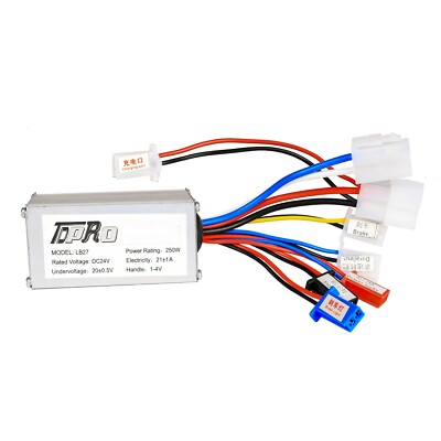 24V 250W  Brush Controller for Electric Scooter Go Kart Cart Bicycle E-Bike Quad