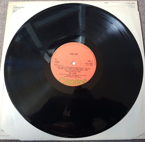 Bill Cosby Disco Bill Let's Boogie LP Album 1977 Capitol Records, Vinyl Is EX+ - Picture 3 of 6
