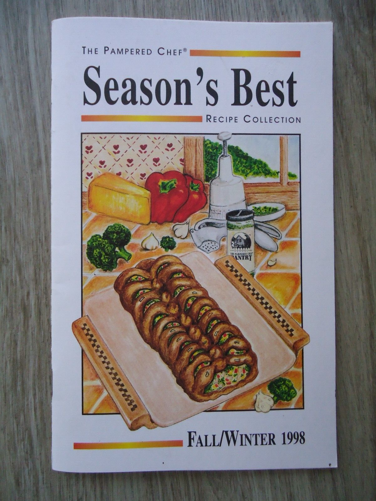 Pampered Chef 1998 Fall Winter Vintage Recipe Collection Season's Best