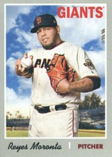 2019 Topps Heritage #337 Reyes Moronta NM-MT Giants 
