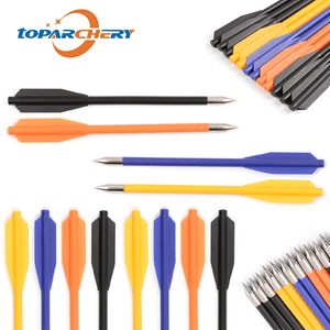 60x Archery Steel Arrowhead 50lb//80lb Crossbow Bolts Arrows For Hunting Archery