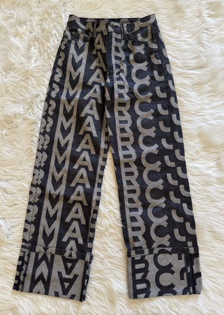 【関税&送料込】Marc Jacobs Monogram Denim Jeans Marc Jacobs The Monogram Denim Jeans Blue 25 | eBay