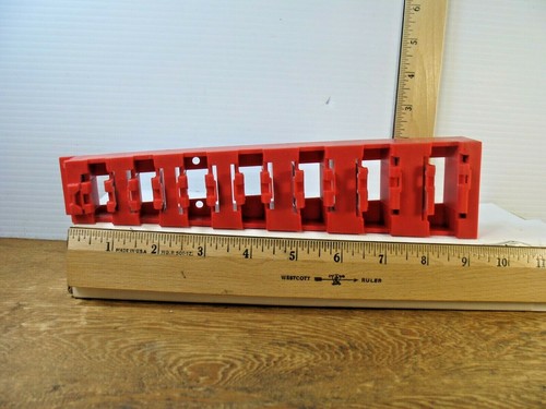 Llave de engranajes vacía 7 piezas estante de almacenamiento de herramientas SAE 9700 - totalmente nuevo **** SIN HERRAMIENTAS**** - Imagen 4 de 7
