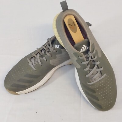 adidas Men's Adipower 4orged Boost Gray Golf Shoes DA9430 Size 12 Spikeless