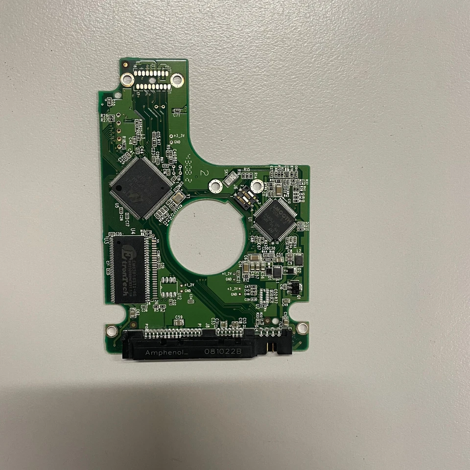 WD WD1600BEVT-60ZCT1 2.5" 160GB SATA HDD PCB Board 2060-701499-000 REV A - Image 3 of 4