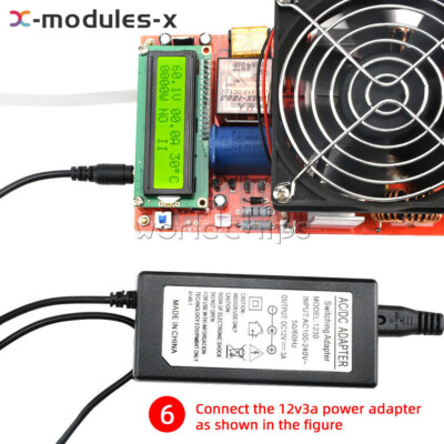 ZVS 2000W High-Voltage Induction Heater Module Flyback Driver Heating Module Kit