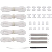 RV Pleated Shade Repair Kit Window Shade Restringing Kit for RV Day Night Shades