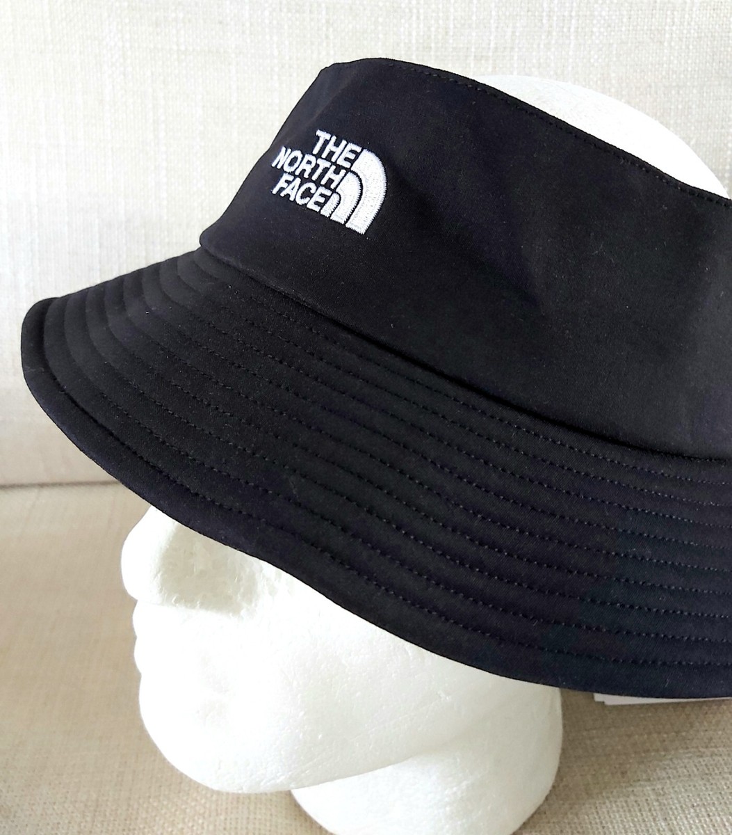 【THE NORTH FACE】W CROCHET BUCKET HAT ★送料・関税込★ Womens L/XL THE NORTH FACE Black OPEN TOP BUCKET HAT Logo