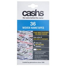 Cash's 36 Woven Name tapes