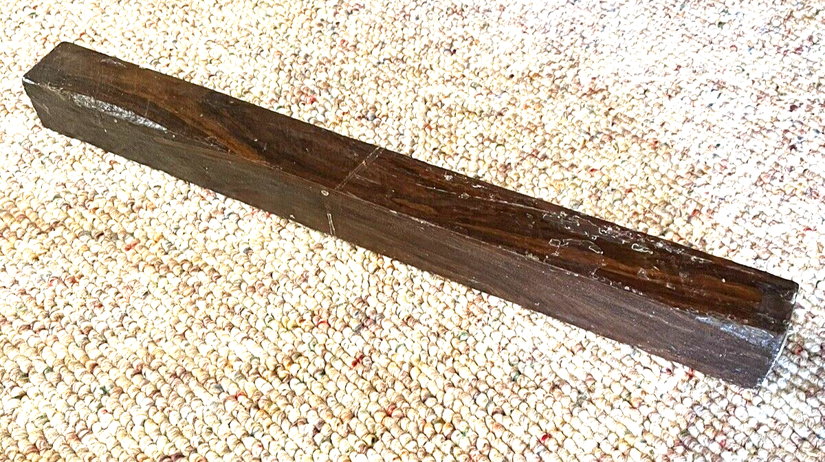 Bois Lignum Vitae Guaiacum Officinale – Bloc Fissuré 1,5 X 18, Pièces Barrage Hydroélectrique