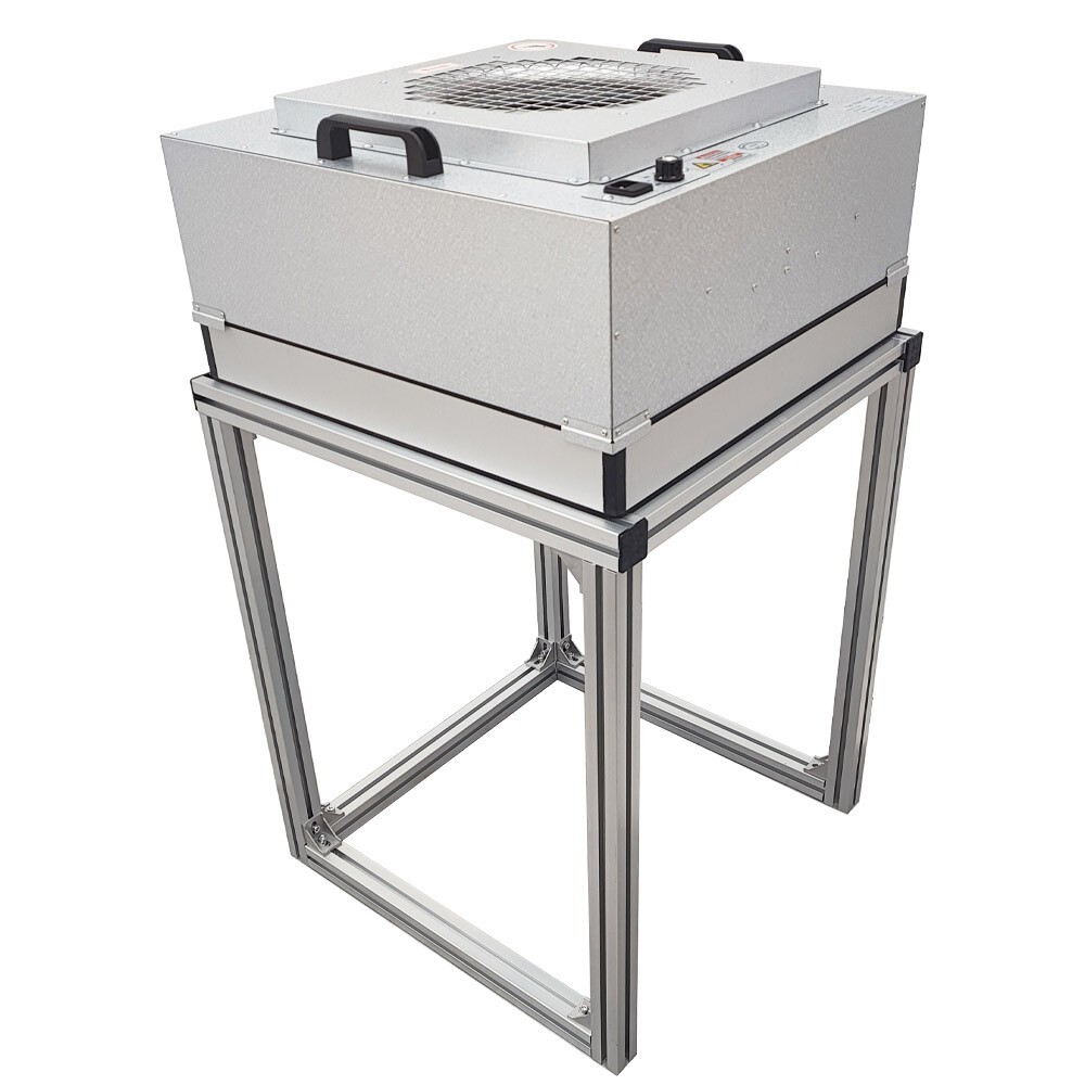 23.6×23.6in Vertical Laminar Flow Hood Air Flow Clean Bench 99.99%HEPA Filter US