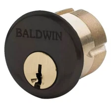 Baldwin 8323 102 Mortise Single Cylinder C Keyway 1 1/4" in Oil Rubbed Bronze