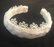 First Communion,white handmade headband