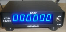 Dosy FC50-P 6 Digit Inline Frequency Counter with AC Adapter Brand New