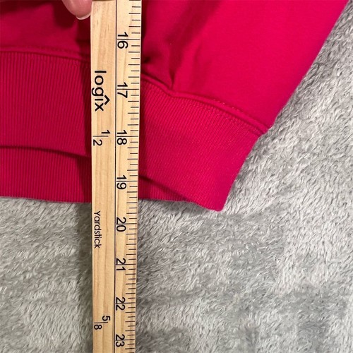 Polo Ralph Lauren Sweatshirt Girls M Pink Crewneck Jersey Spellout Collegiate - Picture 5 of 10