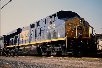 Vtg 2008 Train Slide 5372 CSX Engine Dearborn MI X7B184 | eBay