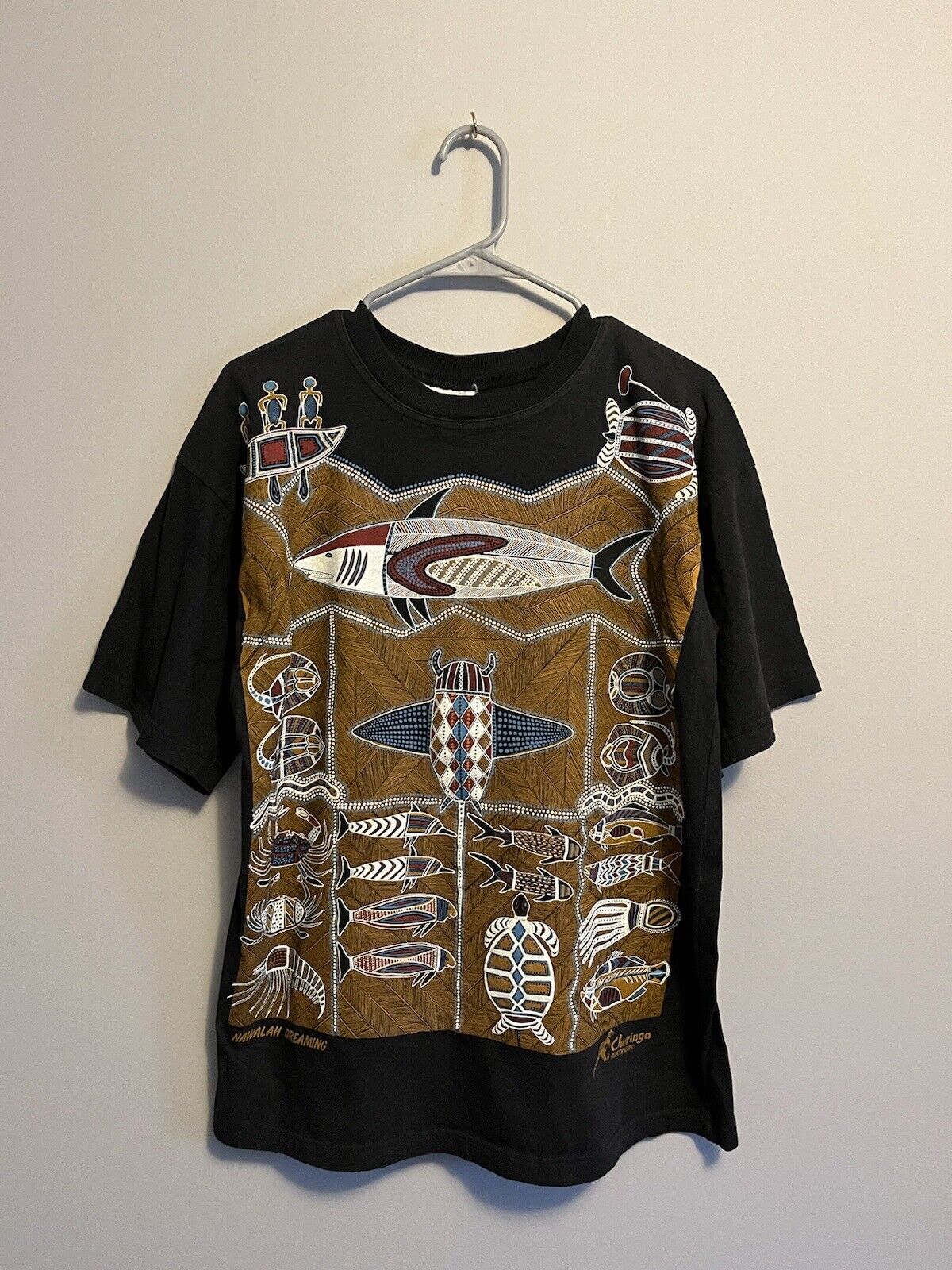 Vintage Churinga Australia T Shirt XL Single Jabi… - image 1