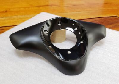 MOMO NERO Steering Wheel Center Pad - Unused Replacement Part F/S