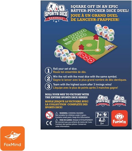 Sports Dice Baseball Game - FunWiz - Picture 6 of 7