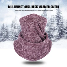 Winter Neck Warmer Gaiter Adjustable Windproof Ski Face Mask Scarf for Men Women