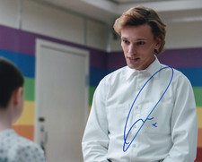 JAMIE CAMPBELL BOWER signed autograph 20x25cm STRANGER THINGS autograph ACOA