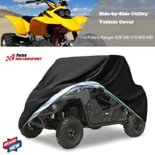 ✅Utility Vehicle Cover UTV SxS Waterproof For Polaris Ranger RZR 500 570 800 900