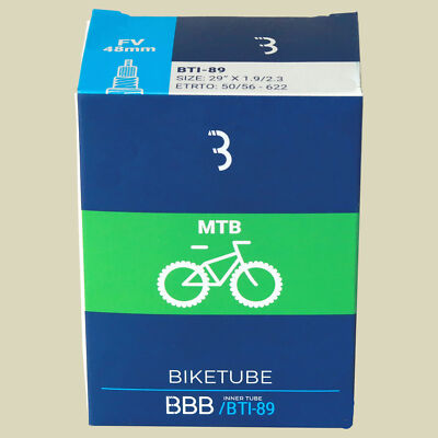 BBB Cycling BTI-89 BikeTube 29 FV48 29'' x 1.9/2.3 Fahrradschlauch