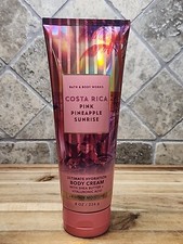 Bath Body Work Ultimate Hydration Body Cream Costa Rica Pink Pineapple Sunrise