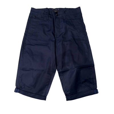 G-STAR Herren dunkelblau Correct Bronson Cropped Shorts UVP £50