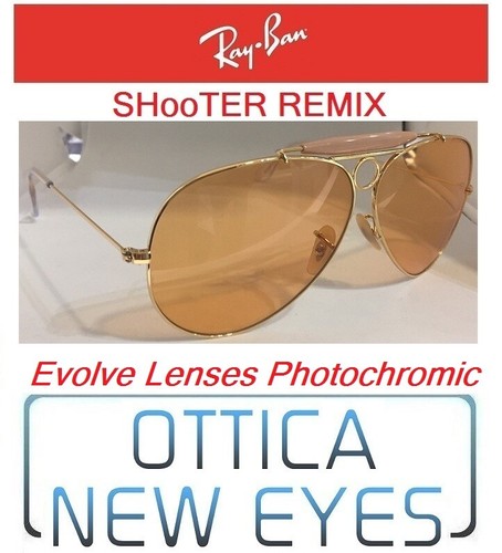 Occhiale da Sole RayBan SHOOTER RB3138 remix 001/V9 62mm Ray Ban evolve  remix | eBay