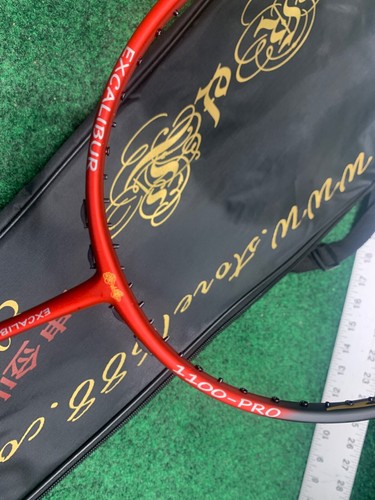 K&L Badmintonschläger Excalibur 1100 Pro Red 4U 82g-84g G5 22-32lb - Bild 5 von 13