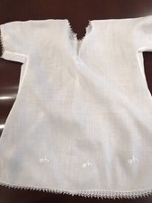 Antique Baby Dress with Tatting and Embroidery