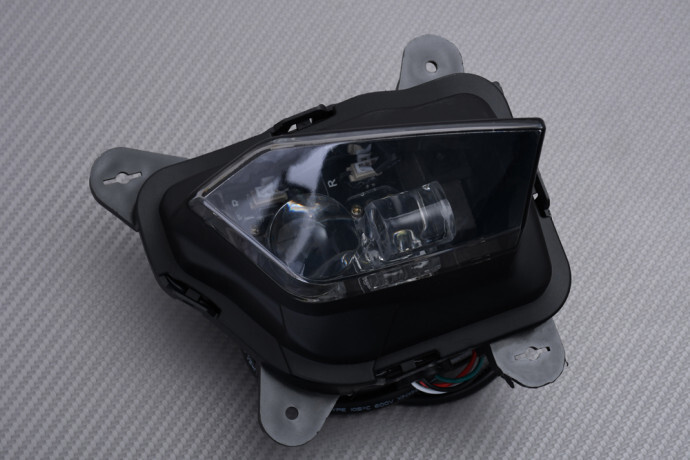 Phare avant droit pour Kawasaki ZX10R Ninja 2023-2024 optique de route noir