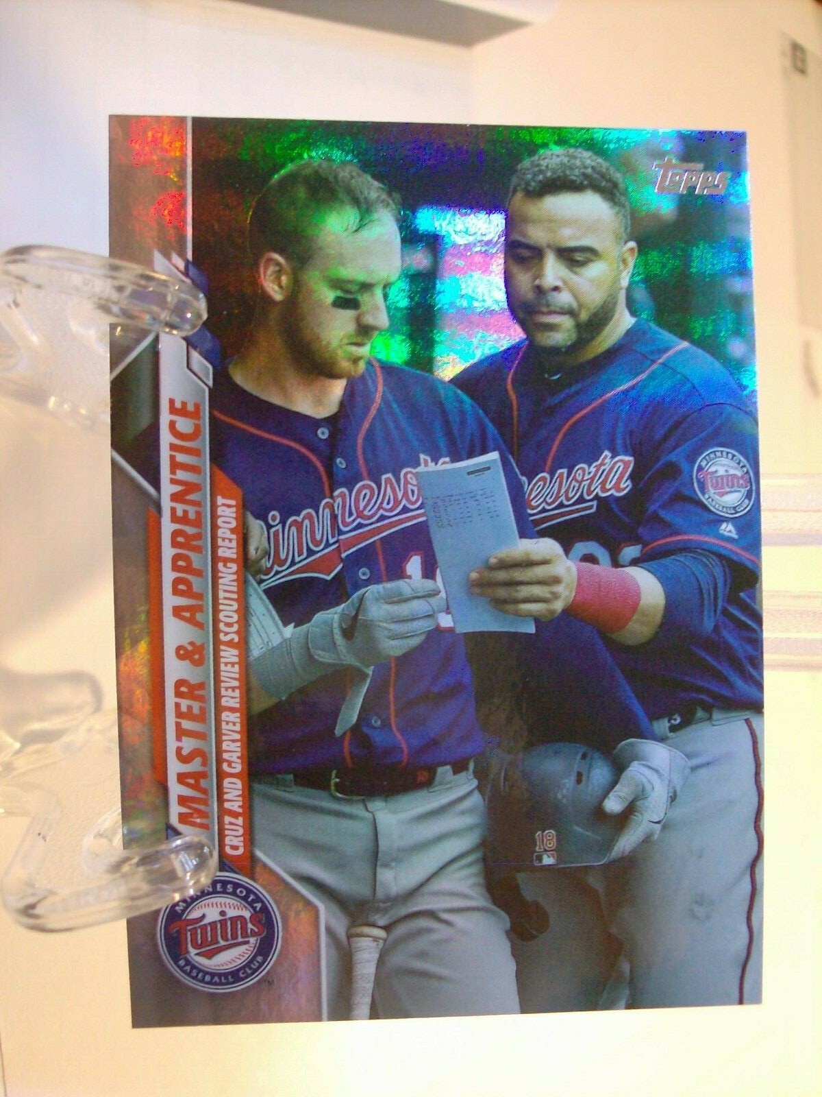 2020 Topps Rainbow Foil #18 Master & Apprentice CL, CPC Minnesota Twins 20-1137