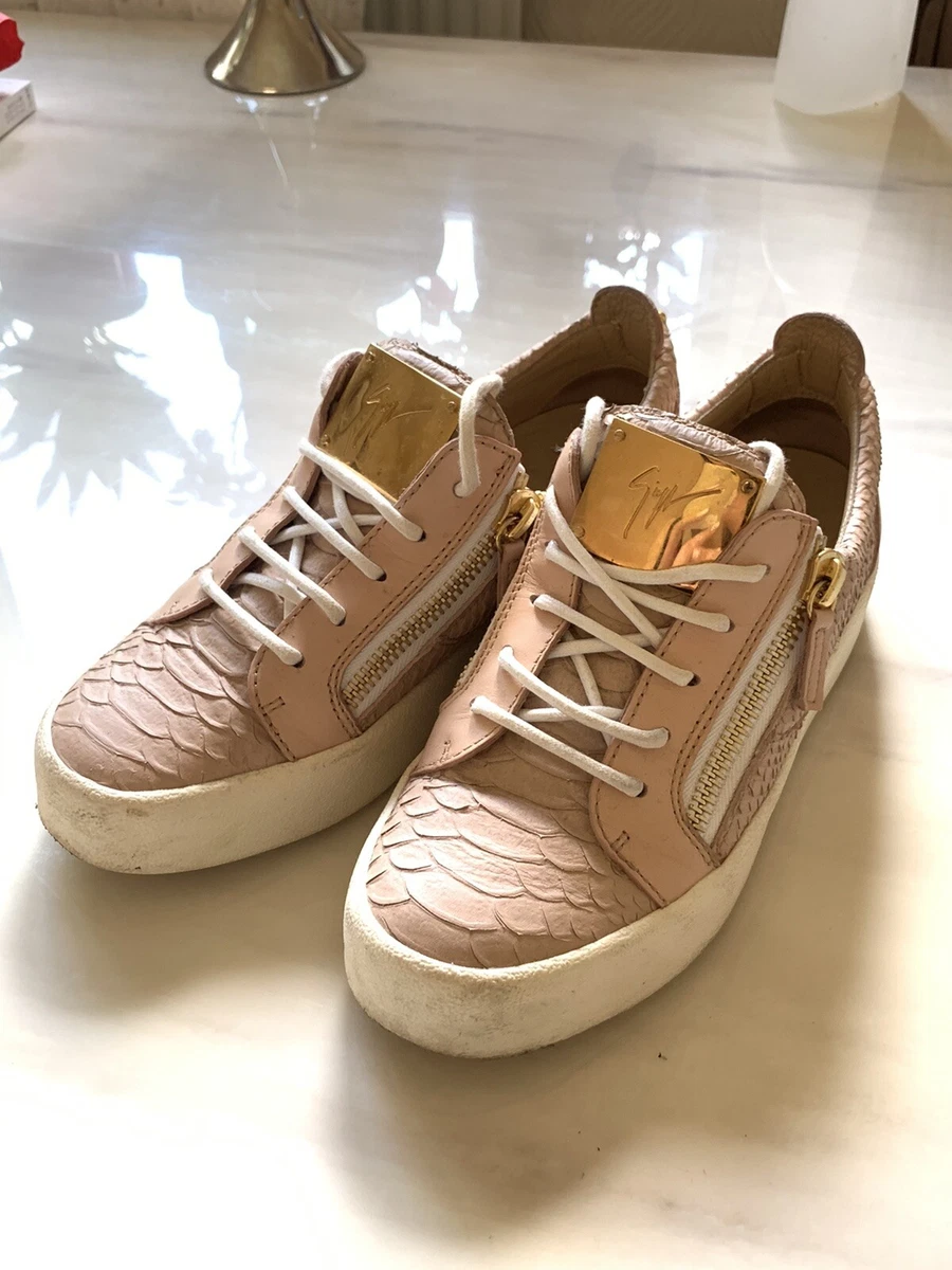 GIUSEPPE ZANOTTI LEATHER TRAINERS WOMEN SIZE 5 eBay