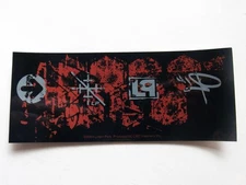 Linkin Park LP Collage Logo Sticker, 2003 C&D Visionary, 5.5x2.25" Rare Vintage