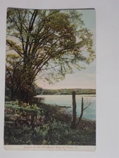 Fulton, Illinois IL ~ Autumn on the Mississippi River 1912 L188