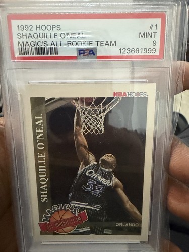 1992 Hoops Magic's All-Rookie Shaquille O'Neal #1 card